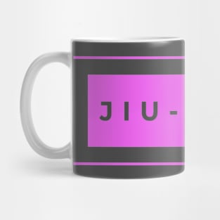 BJJ Jiu Jitsu Minimal Pink Mug